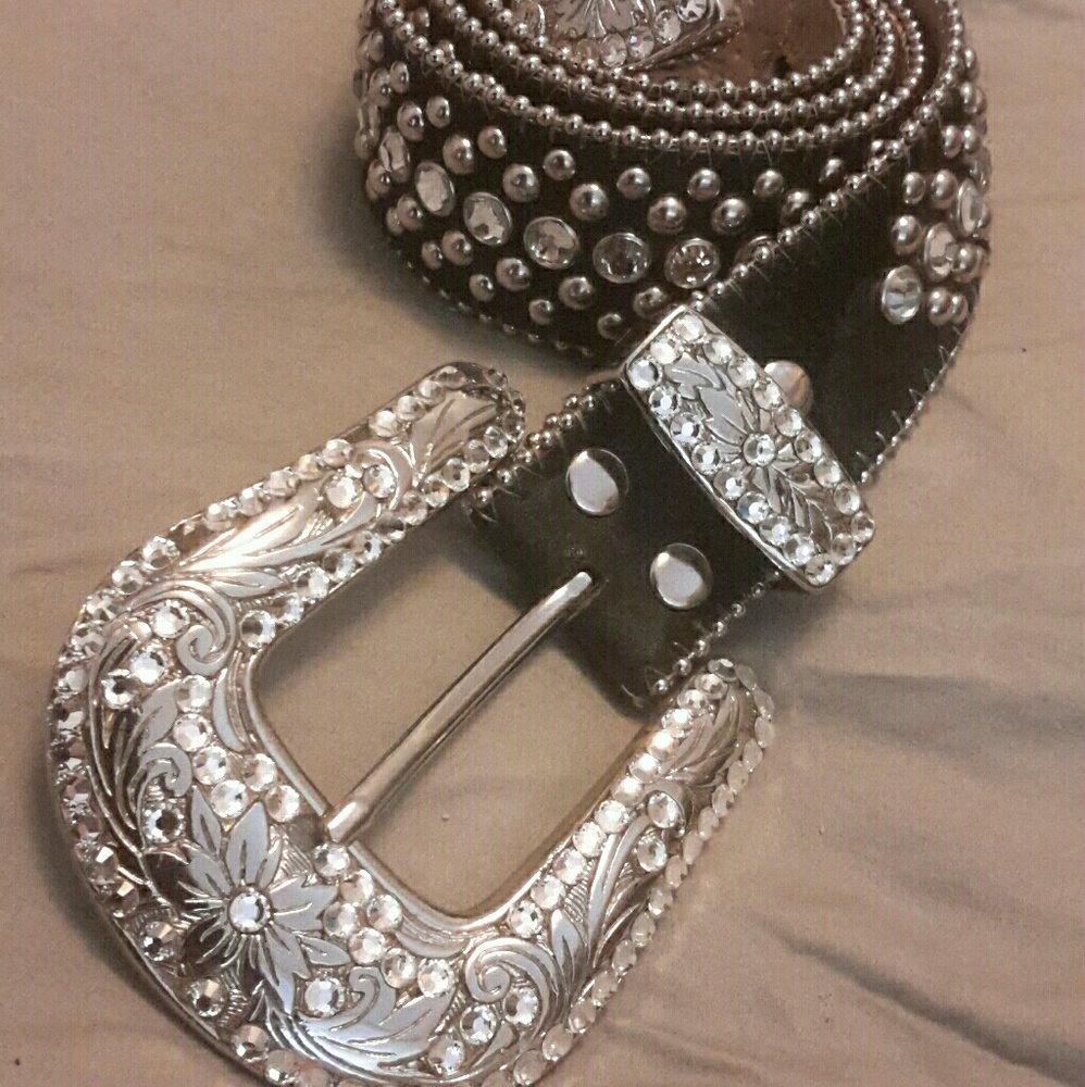 B.B. Simon leather belt